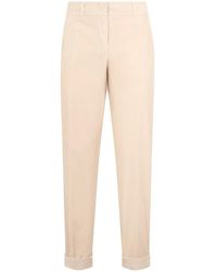 Peserico - Cropped Trousers - Lyst