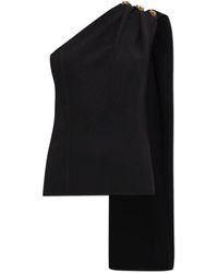 Bottega Veneta - Oberteil Aus Wolle Und Viskose-Crêpe - Lyst
