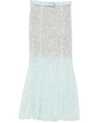 Self-Portrait - Midi Skirts - Lyst