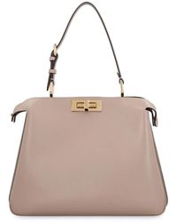 Fendi - Peekaboo Soft Medium Leren Handtas - Lyst
