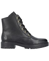 Rieker - Schoenen ,Zwart ,Leer Gesloten Enkelboots - Lyst