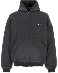 Balenciaga - Hoodies & Sweatvesten ,Zwart ,Katoen Trompe L'Oeil Hoodie - Lyst