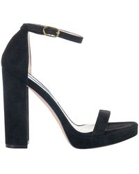 Stuart Weitzman - Schoenen ,Zwart ,Sandalen Met Hoge Hak - Lyst