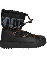 Moon Boot - Schnürstiefeletten mit pvc-einsätzen - Lyst