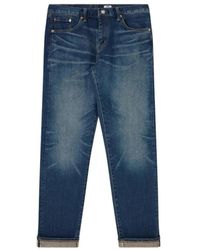 Edwin - Jeans ,Blauw ,Katoen Straight Jeans - Lyst