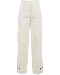 Beatrice B. - Broeken ,Wit ,Witte Canvas Broek Model 24Fe 1940 - Lyst