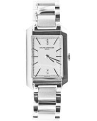 Baume & Mercier - Baume - donna - m0a10474 - baume & mercier hampton lady 35 x 22mm quartz; mother of pearl diamond 10474 - Lyst