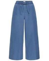 Ichi - Kate Denim Wide Jeans - Lyst