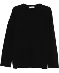 Paura - Truien & Vesten ,Zwart ,Wol Riccione Crewneck Sweater - Lyst
