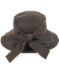 Barbour - Accessoires ,Groen ,Katoen Landelijk Geïnspireerde Gewaxte Katoenen Hoed - Lyst