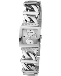 Guess - Accessoires ,Grijs ,Runaway Roestvrijstalen Horloge - Lyst