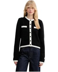 Gestuz - Truien & Vesten ,Zwart ,Wol Gzalpha Cardigan - Lyst