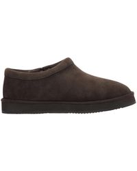 ESTRO - Velours Clogs Mit Fellfutter - Lyst