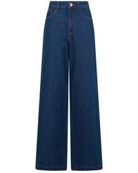 Moorer - Wide Jeans - Lyst