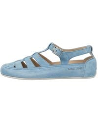 Candice Cooper - Schoenen ,Blauw ,Suède Suede Sandalen Rock T-Bar - Lyst