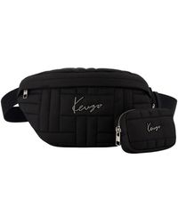 KENZO - Schwarze Nylon Gürteltasche Über Dem Körper - Lyst