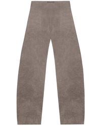 Cortana - Broeken ,Grijs ,Leer Mira High Waist Broeken - Lyst