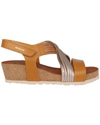 Mephisto - Schoenen ,Bruin ,Leer Hoogwaardige Leren Sandaal - Lyst