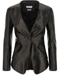 McQueen - Leather Jackets - Lyst