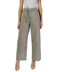 ONLY - Groene Katoenen Jeans & Broeken Collectie - Lyst