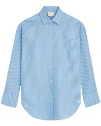 Josh V - Overhemden ,Blauw ,Katoen Sissie Oversized Blouse - Lyst