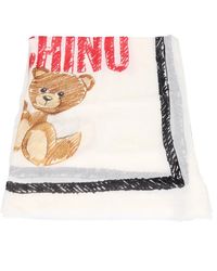 Moschino - Schals creme - Lyst