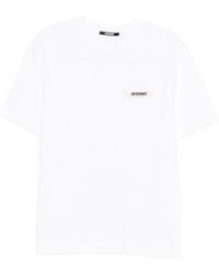 Jacquemus - T-Shirt With Gros Grain Logo - Lyst