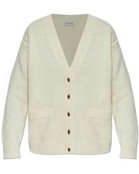 Moncler - Truien & Vesten ,Wol Wollen Cardigan Met Zakken - Lyst