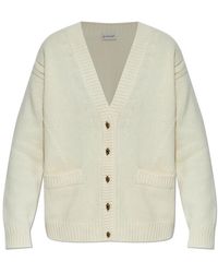 Moncler - Truien & Vesten ,Wol Wollen Cardigan Met Zakken - Lyst