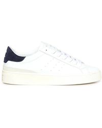 Date - Schoenen ,Wit ,Katoen Sonica Calf Sneaker - Lyst