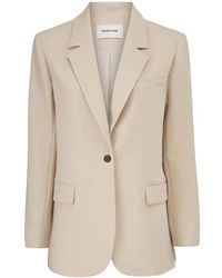Modström - Jassen ,Polyester Gale Blazer - Lyst