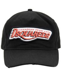 DSquared² - Bestickte Baseballkappe Mit Schnalle - Lyst