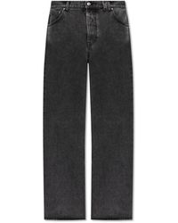 McQueen - Jeans ,Grijs ,Katoen Wijde Jeans - Lyst