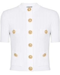 Balmain - Gebreid Vest - Lyst