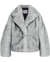 Stand Studio - India Faux Fur Coat - Lyst