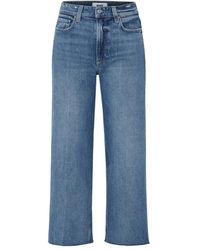 PAIGE - Blaue Waschjeans - Lyst