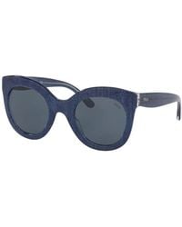 Ralph Lauren - Acetat-sonnenbrille mit grauen gläsern und schutz der kategorie 3 - Lyst