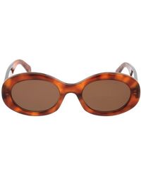 Celine - Accessoires ,Bruin ,Stijlvolle Zonnebril Met Uniek Ontwerp - Lyst