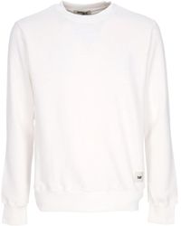 Caterpillar - Hoodies & Sweatvesten ,Wit ,Essentiële Crewneck Sweatshirt Lichtgewicht Streetwear - Lyst