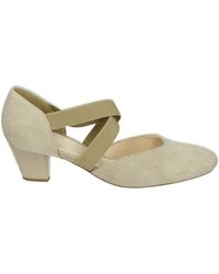 Ara - Suède Pumps Met Rubberen Zool - Lyst