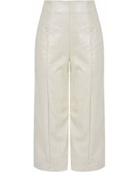 Donna Abbigliamento da Pantaloni casual PantaloneAlberta Ferretti di Materiale sintetico eleganti e chino da Pantaloni dritti 