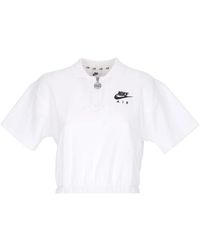 Nike - Fitness ,Wit ,Katoen Air Pique Polo - Lyst