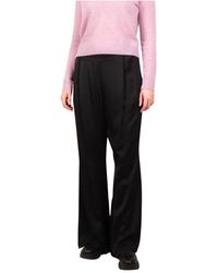 Daniele Fiesoli - Broeken ,Zwart ,Viscose Hose - Lyst