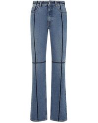 MM6 by Maison Margiela - Mid Cotton Jeans - Lyst