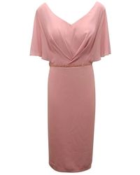 Sandro Ferrone - Kleedjes ,Roze ,Lola Curvy Jurk Budapest Nude - Lyst