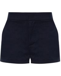 DSquared² - Korte Broeken ,Blauw ,Katoen Cotton Shorts - Lyst