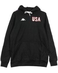 Kappa - Stylischer Herren Hoodie Schwarz/Blau - Lyst