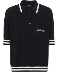 Balmain - Polo Punto Logo - Lyst