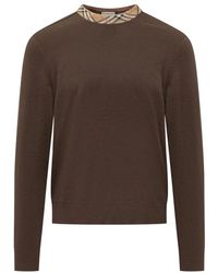 Burberry - Round-Neck Knitwear - Lyst