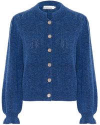 Karen By Simonsen - Truien & Vesten ,Blauw ,Ebbie Kb Cardigan - Lyst
